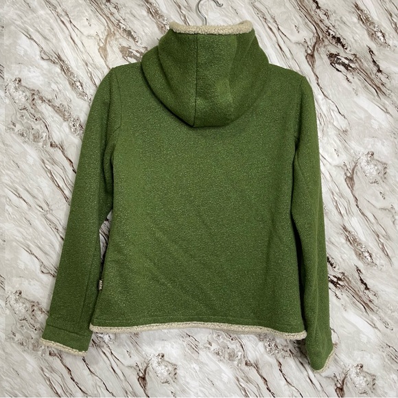 KUHL Women's Hooded Alfpaca Fleece Hooded Zip Up Jacket Coat Size M - Picture 3 of 8